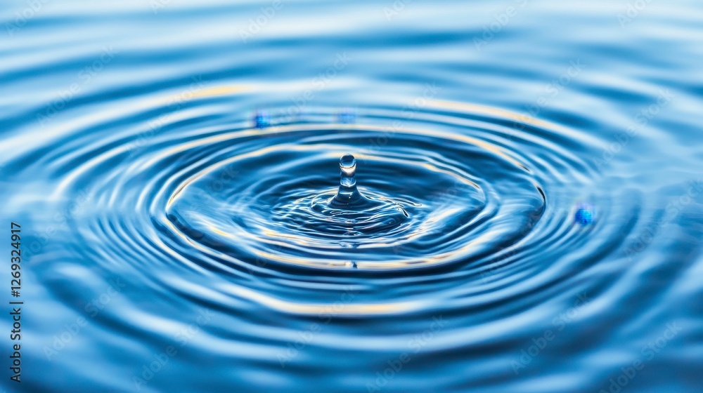 Gentle Blue Water Ripples with a Peaceful Calming Ambience in 4 Gigapixel Detail Gentle Blue Water Ripples with a Peaceful Calming Ambience in 4 Gigapixel Detail