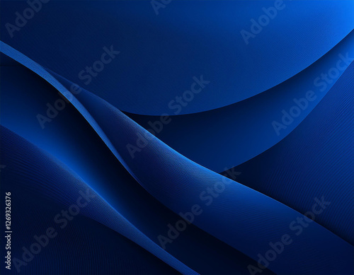 modern abstract gradient dark navy blue banner background