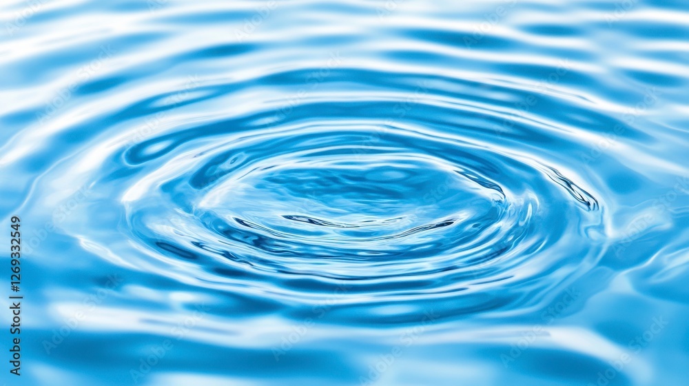 Tranquil Light Blue Water Surface with Gentle Ripples and Soft Focus Effect Tranquil Light Blue Water Surface with Gentle Ripples and Soft Focus Effect