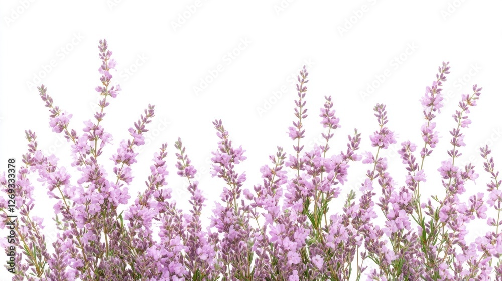 Naklejka premium Pink flowers border, white background, floral design, website banner