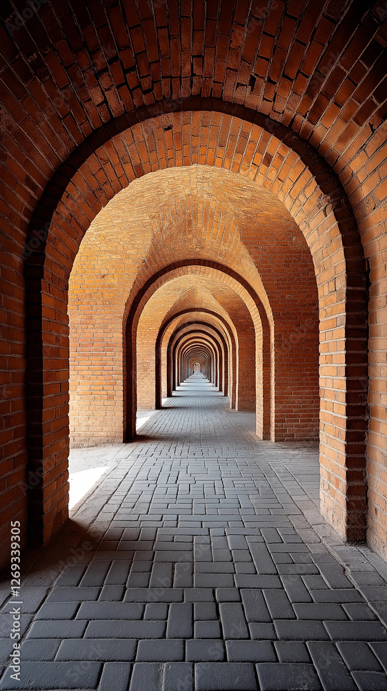 Stunning brick arches create captivating perspective Stunning brick arches create captivating perspective