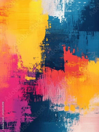 Hand made digital abstract colorful background or texture