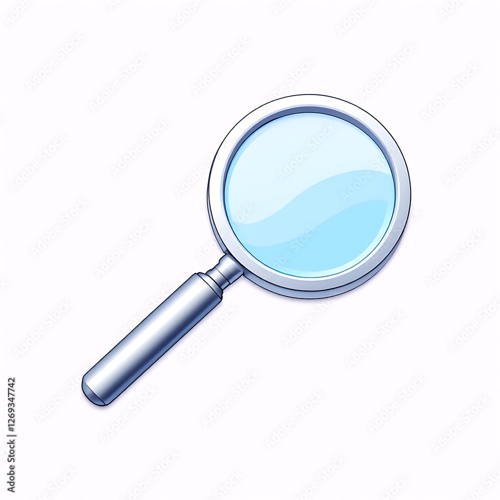 magnifying glass isolated on white magnifying glass isolated on white
