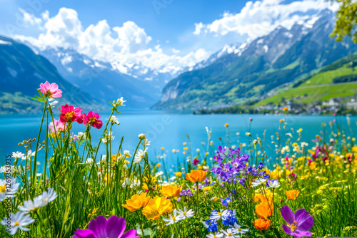 Frühling in den Bergen