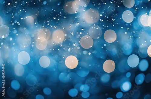 Contemporary abstract background with light blue hues and subtle bokeh, spacious text zone for tech blogs, product packaging, and online webinar visuals.