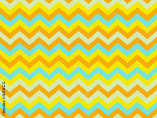Chevron geometric vector seamless pattern. Zig zag fabric print. Chevron ethn...