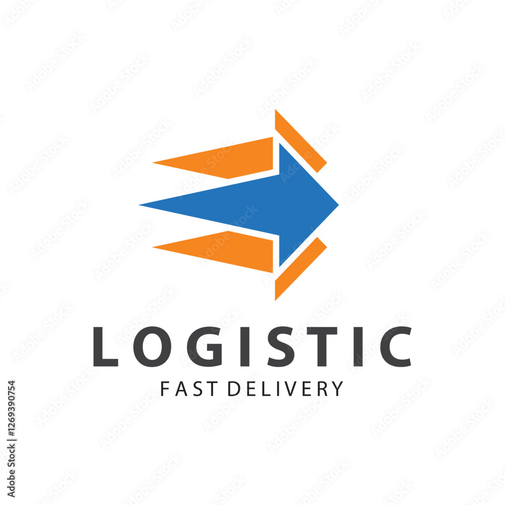 Logistic box logo delivery logo fast delivery template design and simple design Logistic box logo delivery logo fast delivery template design and simple design
