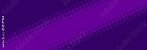 Purple pop art retro comic background with halftone dots design, vector illustration EPS10