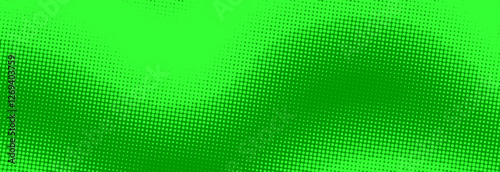 Green pop art background in retro comics style with halftone dots design, vector illustration EPS10