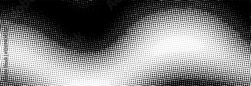 Pop art black and white background with halftone patterns in comic book style, vector illustration EPS10
