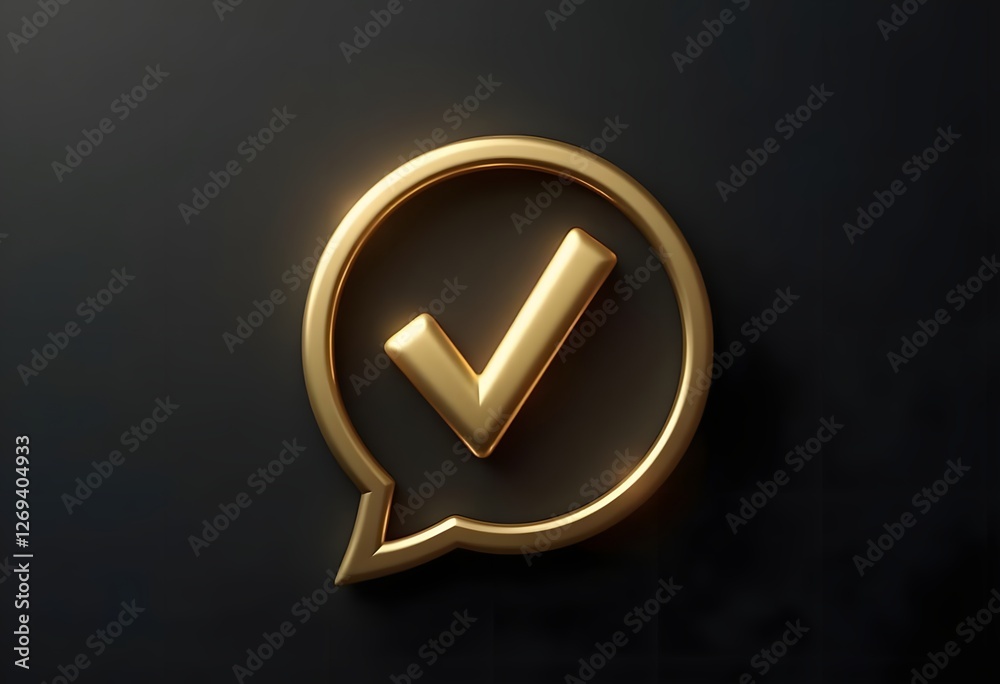 Check mark in circle icon isolated on black background. Choice button sign. Checkmark symbol. Speech bubble icon. Long shadow style..
Check mark in circle icon isolated on black background. Choice button sign. Checkmark symbol. Speech bubble icon. Long shadow style..