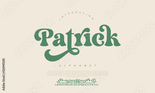  Luxury font alphabet logo. Typography beautiful fashion elegant classic letters serif italic fonts decorative wedding vintage blossom logos. vector illustration