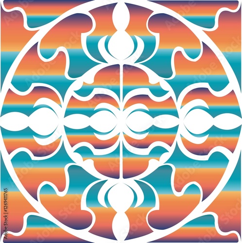 colorful creative decorative illustration pattern