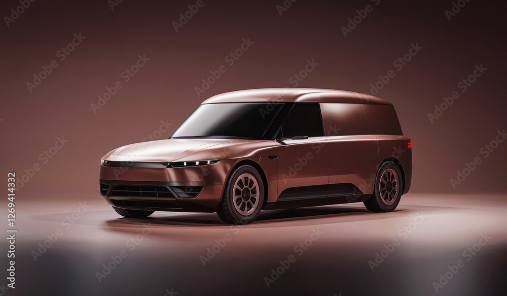 Electric Van Concept Colour of the year Mocha Mousse Electric Van Concept Colour of the year Mocha Mousse