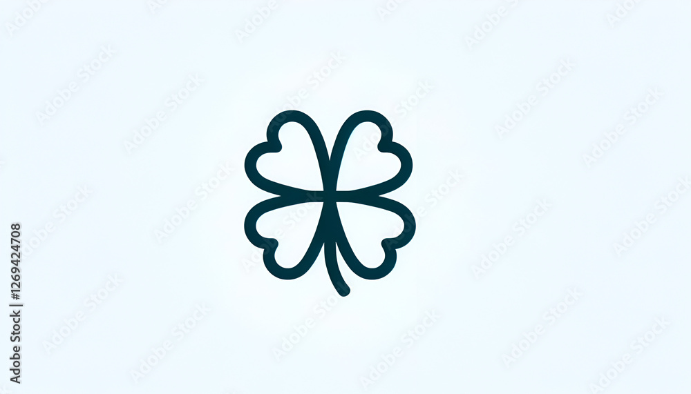 Shamrock Simplicity: Green Outline Shamrock Simplicity: Green Outline