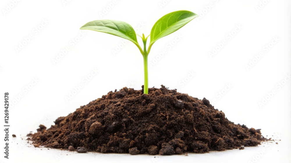 Seedling on White Background Seedling on White Background