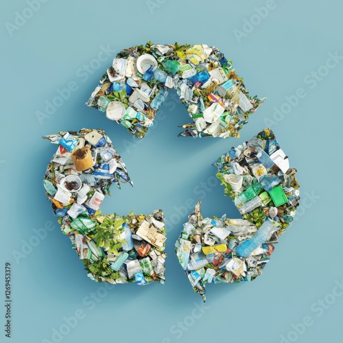 A pie chart about plastic recycling, a map showing the impact of deforestation, or a comparison between renewable and fossil energy sources.