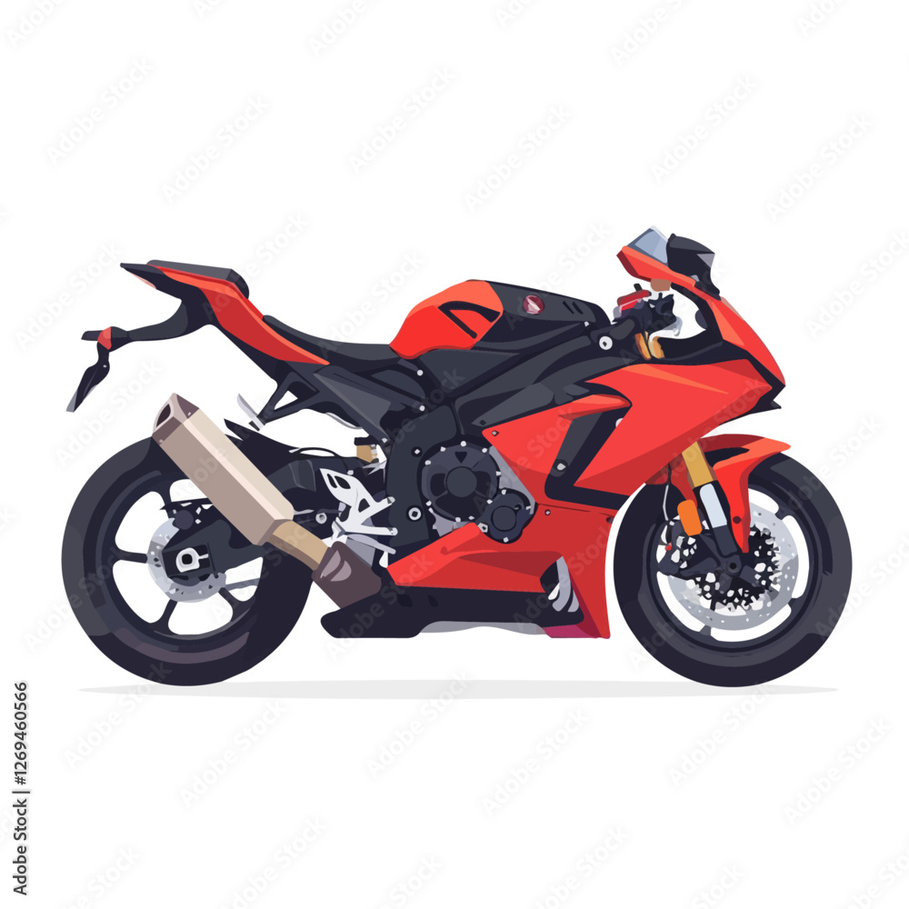Motorcycle, 2D flat vector illustration, isolated on a white background.
Motorcycle, 2D flat vector illustration, isolated on a white background.