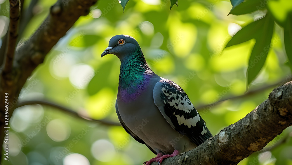Fototapeta premium The World of Pigeons: Facts, Breeds, and Habits