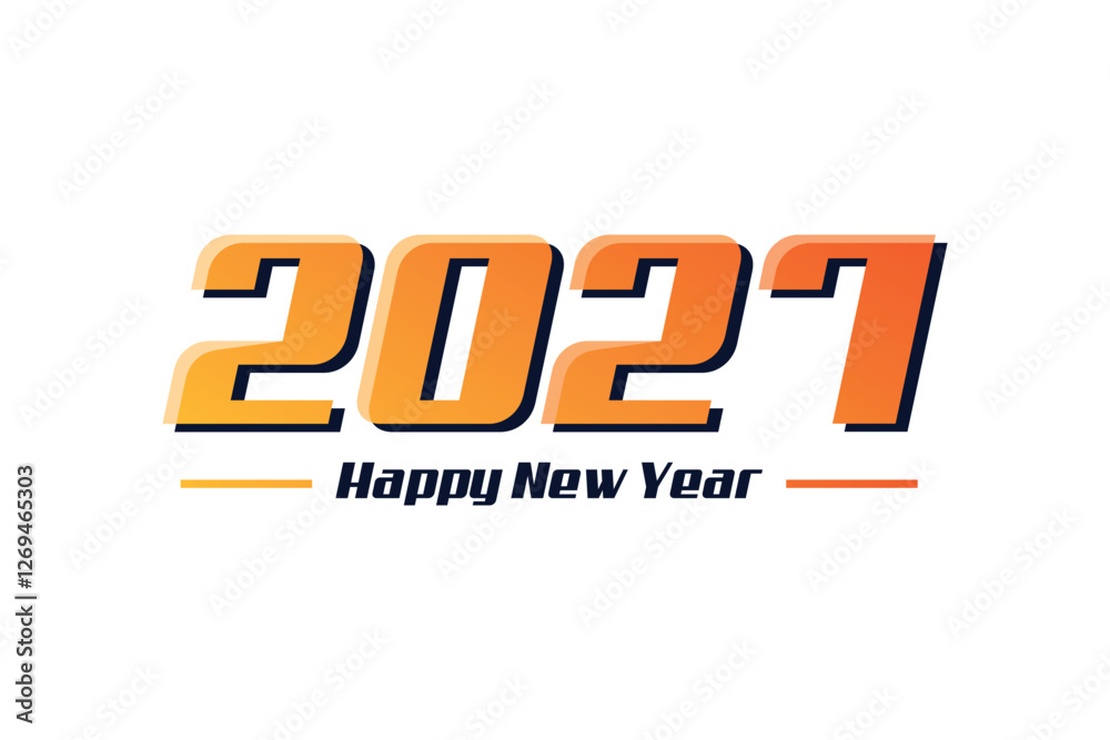 Happy New Year 2027 Design Template, Banner Design, Greeting Card design Happy New Year 2027 Design Template, Banner Design, Greeting Card design