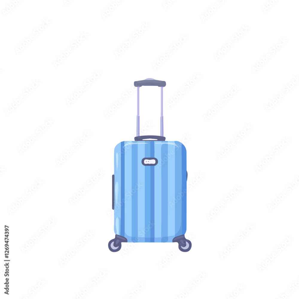 2D flat vector illustration suitcase icon isolated on a white background.
2D flat vector illustration suitcase icon isolated on a white background.