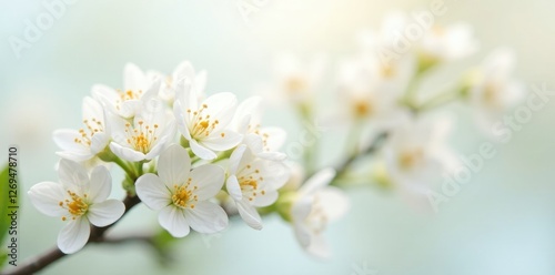 Delicate flowers of Osmanthus fragrans on white, osmanthus, blooms, flowers