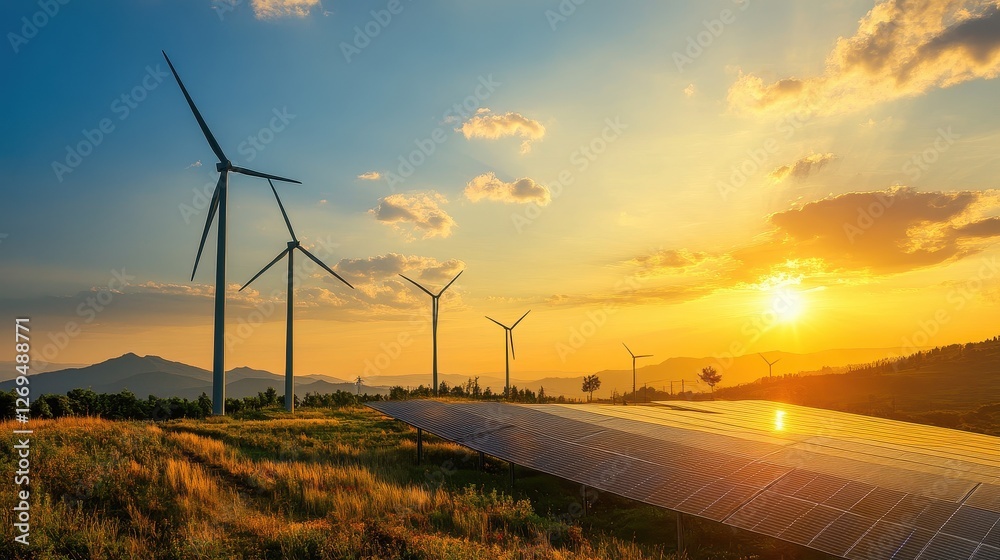 Obraz premium Evaluate the potential of investing in renewable energy. 