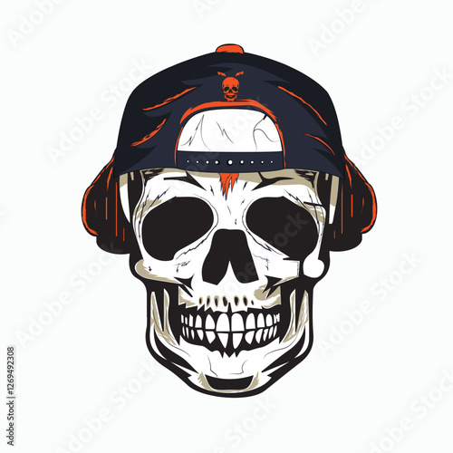 skull icon vector. skull graphic vector t-shirt design. skull logo vector. graphic art.