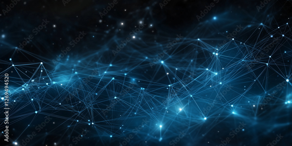 Obraz premium Tech Network Background.