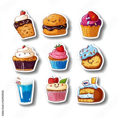 Deliciously Sweet Moments: Colorful Cupcakes and Treats to Satisfy Your Cravings!