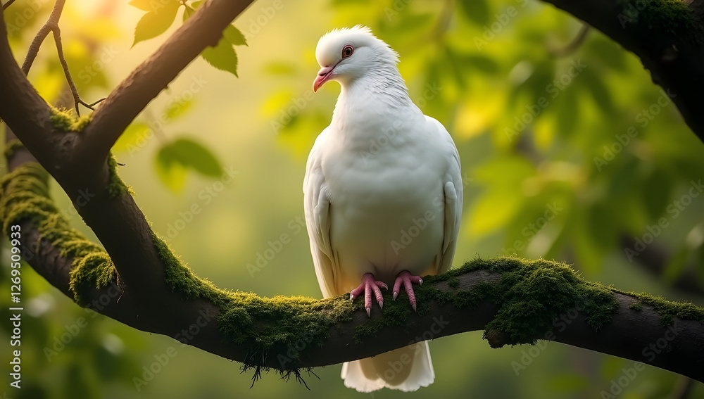Fototapeta premium The World of Pigeons: Facts, Breeds, and Habits