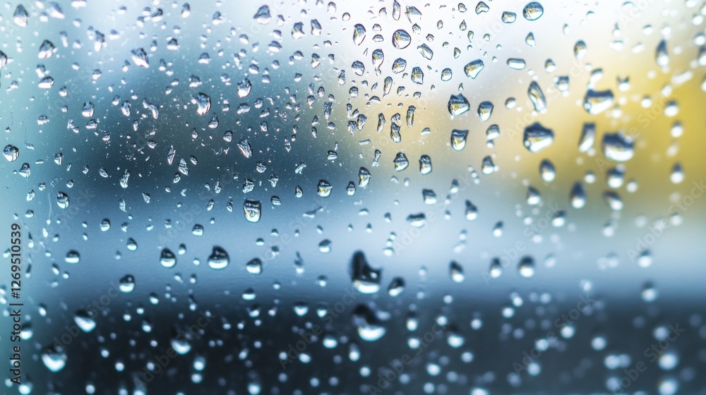 Fototapeta premium Glass of water with droplets, simplicity in everyday moments.