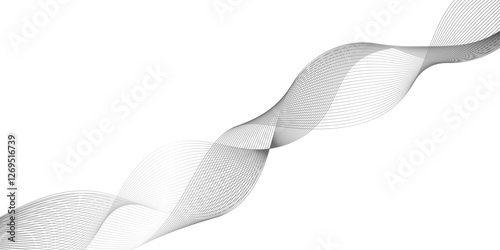 Abstract wave lines pattern with fluid curves dynamic flowing movement rhythmic design seamless wavy texture elegant background modern line art organic flow futuristic style water inspired ripples.