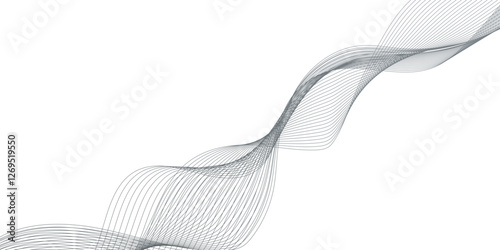 smooth element swoosh speed wave modern stream geometric wave lines, abstract luxury and curved geometric frequency sound wave lines and line technology, Digital various curved frequency wave lines.