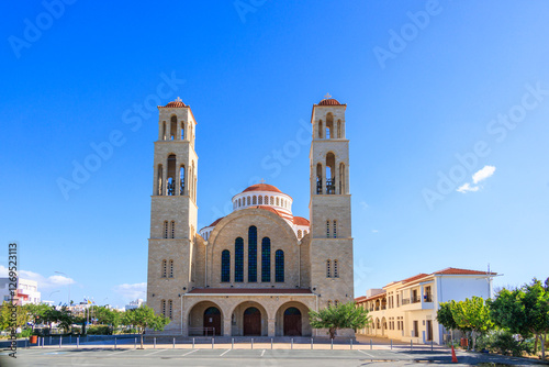 Church of Agion Anargyron in Paphos, Greece, 24.11.2024 photo