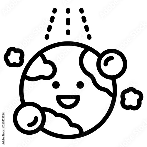 청결한 지구 아이콘