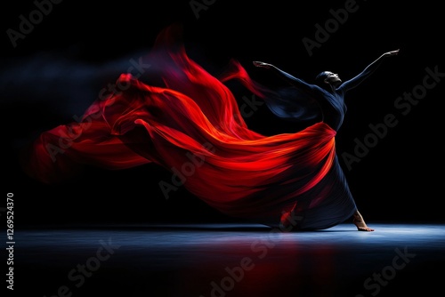 Dynamic Dancer: A vibrant and energetic portrayal of motion and emotion.