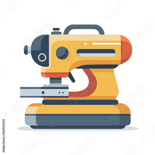 2D flat vector illustration sander icon isolated on a white background.

