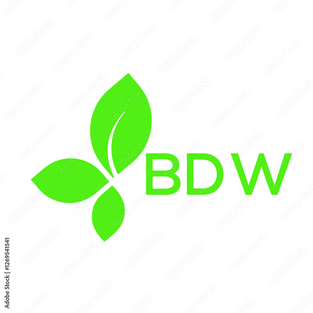 BDW Letter Initial Logo Design Template Vector Illustration BDW Letter Initial Logo Design Template Vector Illustration