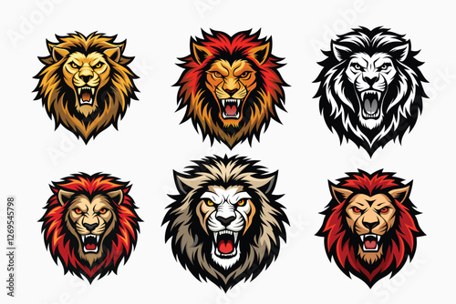 Lion Head Print