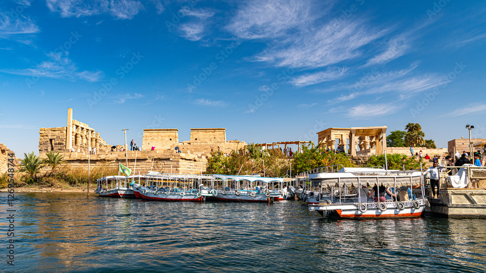 Obraz premium Auf dem Nil nach Philae und Assuan