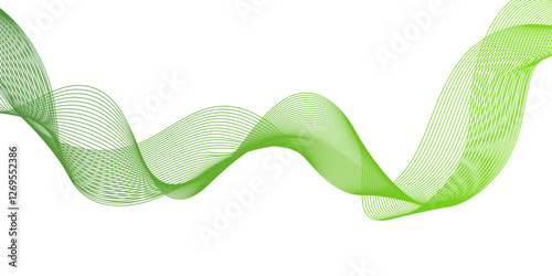 abstract background with geometric curved waves Luxury line patterns, Abstract paper wave background and abstract gradient various floating geometric lines, Technology flow grid blend curve wave line.