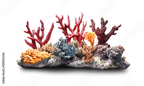 Fototapeta Naklejka Na Ścianę i Meble -  coral isolated