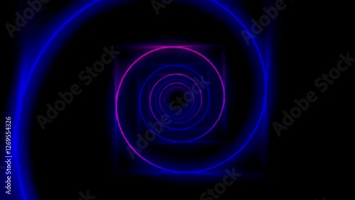 abstract swirling blue light background