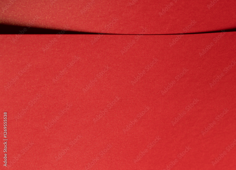 Fototapeta premium Fiery crimson paper background with a smooth texture and geometric lines. Rich scarlet tones and a glowing gradient create a bold, elegant, and luxurious abstract design with dynamic contrast.
