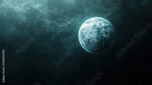 Enormous Gas Planet with Detailed Storm in a Cinematic Style