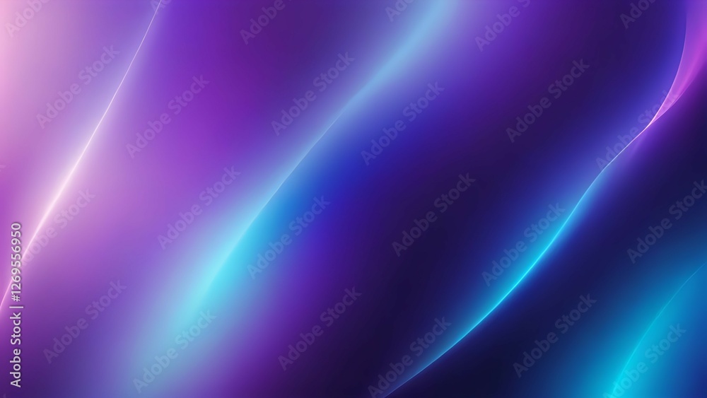 Soft gradient glow in vibrant blue and purple tones, creating a dreamy and futuristic abstract background Soft gradient glow in vibrant blue and purple tones, creating a dreamy and futuristic abstract background