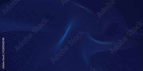 Premium background design with diagonal dark blue line pattern. Vector horizontal template for digital lux business banner, contemporary formal invitation,