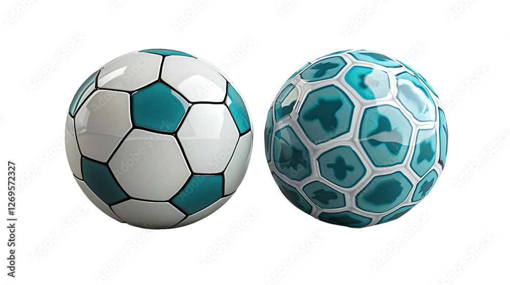 Naklejka premium soccer ball isolated on white
