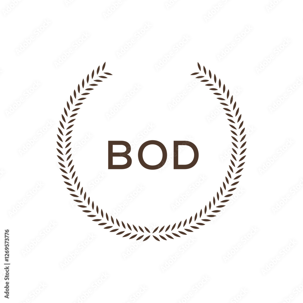 BOD Letter Initial Logo Design Template Vector Illustration BOD Letter Initial Logo Design Template Vector Illustration